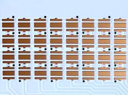 Placa base de cobre na impressora