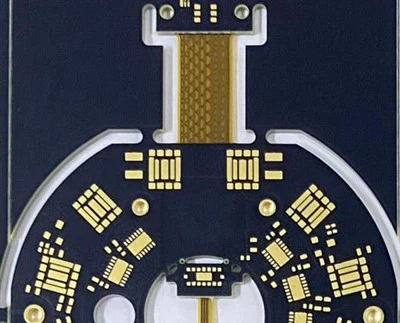 Placa flexível rígida HDI de 2 estágios