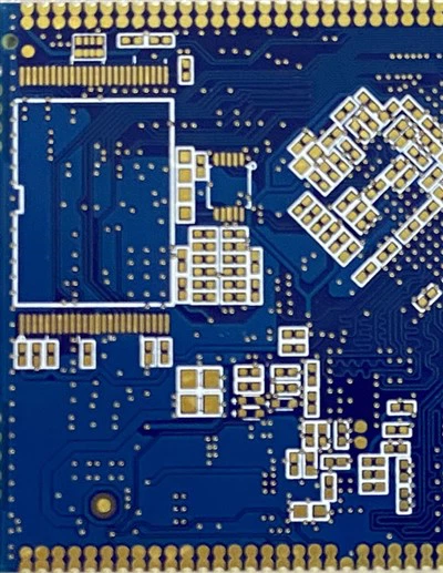 PCB de meio furo com impedância